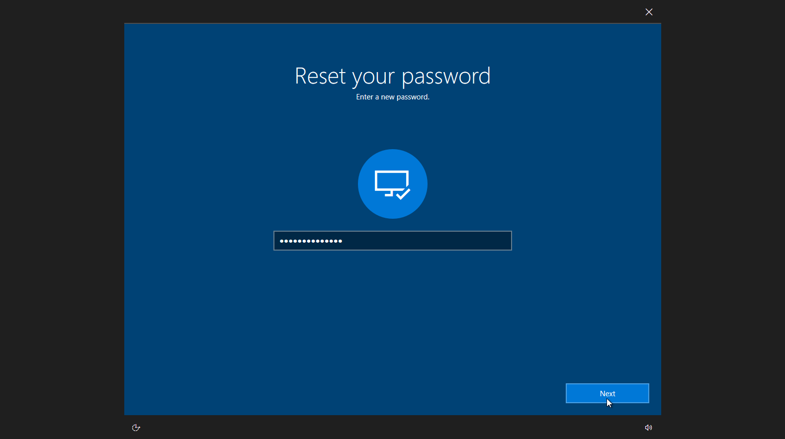 Create a Windows Password Reset Disk